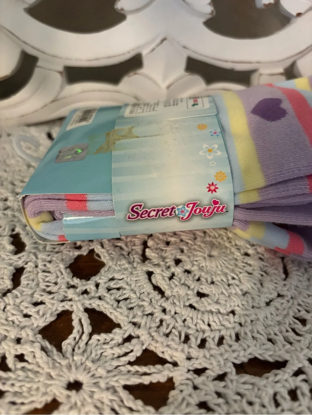 Secret Jouju girl tights.   Ages 9-10 years old. South Korean